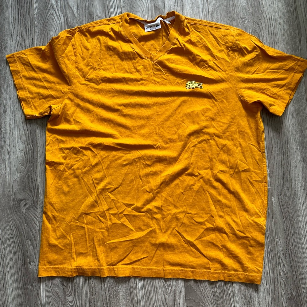 Orange Lacoste Men’s t-shirt